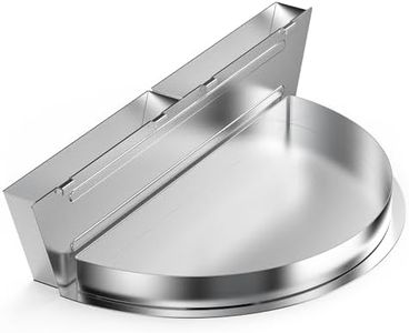 Skyflame Charkettle Drip Pan with Removable Water Reservoirs/Charcoal Divider, Stainless Steel Water Catch Tray, BBQ Grill Accessories Compatible with Weber 22" Charcoal Kettle Grills