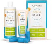 Oxyfresh Premium Pet Dental Kit for Dogs & Cats – Easy Solution for Pet Fresh Breath, Clean Teeth, Control Plaque & Tartar – Vet Formulated Pet Toothpaste, 4oz + Water Additive, 16oz Kit