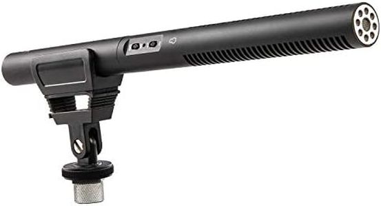 LyxPro CMG-50 Condenser Shotgun Microphone, Battery or Phantom Power for Professional Film, Video DSLR Camera Camcorder Television TV