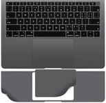 CaseBuy Palm Rest Protector Skin Cover for MacBook Air 13 inch A2337 M1 A2179 A1932 2021 2020 2019 2018 Release, MacBook Air M1 Trackpad Cover, Space Grey