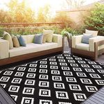 Homcomodar Outdoor Rug for Patio Cl