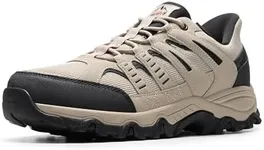 NORTIV 8 Men's Slip on Hiking Shoes Lightweight Trekking Camping Walking Outdoor Shoes,Size 8,Khaki,SNHS245M