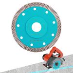 Peakit Fast Tile Diamond Blade 4.5 Inch Porcelain Tile Cutter Ceramic Cutting Disc Wheel for Dry Wet Tile Saw or grinder