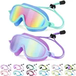 Vvinca Kids-Swim-Goggles with Bunge