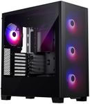 Phanteks XT Pro Ultra, Mid-Tower Gaming Chassis, 4X M25-140 Fans Included, High Airflow Performance Mesh, Tempered Glass Window, USB-C 3.2 Gen2 (Black)