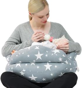 Chilling Home Nursing Pillow for Breastfeeding, Adjustable Nursing Pillow Breast Feeding Pillow Bottle Feeding More Support for Mom and Baby, Breastfeeding Essentials for Newborn,Removable Cover