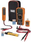 Digital Multimeter Electrical Test Kit, Non-Contact Voltage Tester, Receptacle Tester, Carrying Case and Batteries Klein Tools MM320KIT