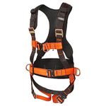Portwest FP73 Ultra 3 Point Safety Harness Black/Orange, XL/2X