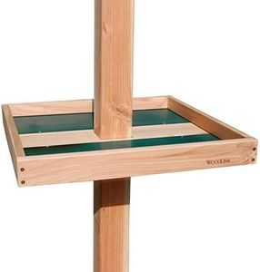 Woodlink Giant Post Mounted Seed Tray with 4 x 4 Adapter