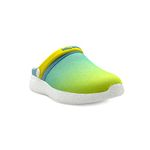 KazarMax Unisex-Child Lemon Turquiose Clogs - 10 UK
