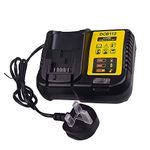 MANUFER DEC802 2A Fast Charger Replacement for Dewalt 12V-18V Lithium-ion Battery Charger Replacement for Dewalt Battery DCB101 DCB107 DCB112 DCB105 DCB115 DCB184 DCB200 DCB203