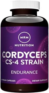 MRM Nutrition Cordyceps | CS-4 Strain | Endurance | Adaptogens | Mushrooms | Energy + Endurance | Vegan | 60 Servings