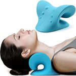 Gopz Neck and Shoulder Relaxer, Cervical Traction Device for TMJ Pain Relief and Cervical Spine Alignment, Chiropractic Pillow, Neck Stretcher