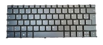 Replacement Keyboard for Ideapad Flex 5-14ARE05 5-14IIL05 5-14ITL05 5-14ALC05, IdeaPad 5-14ITL05 5-14IIL05 5-14ARE05 5-14ALC05, France Layout Laptop Keyboard with Backlit