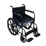 Wheel Chair India Premium Folding Powder Coated Commode Wheelchair With Safety Belt