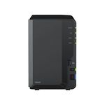 Synology DS223 Diskstation NAS (Realtek RTD1619B Quad-Core 2GB Ram 1xRJ-45 1GbE LAN-Port) 2-Bay with 2X 12TB Seagate IronWolf (Total 24TB)