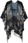 Women's Open Front Poncho Cape Tass