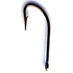 Coral - Bronze Ringed Fishing Hooks Sizes No.4/0 Quantity:Total 50pcs Length-4.7cm Width-1.7cm