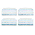 GIONAR 4PCS Washable Steam Mop Pads for Beldray BEL01097, Main Floor Cleaning Mop Replacement Wipes for Black and Decker FSM1600 FSM1610 FSM1620, FSMP20-XJ