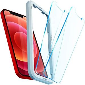 Spigen AlignMaster Protector Pantalla para iPhone 12 y iPhone 12 Pro - 2 Unidades