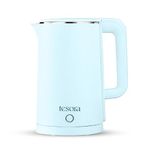 Tesora Premium Electric Kettle | 1.8 Liter | Stainless Steel Inner Body | Auto Power Cut | Boil-Dry Protection | Cool Touch Double Wall | 1500 Watts |1-Year Warranty by Tesora | Blue