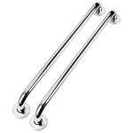 YF Bathroom Safety Grab Bar, Stainless Steel (2-Pack) Shower Grab Handle Security Grab Handrail for Bathtub, Shower, Toilet, 60 cm