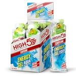 HIGH5 Caffeine Energy Gels Aqua - Quick Release Sports Gels to Power Muscles for Peak Performance - Natural Fruit Juice - On The Go Energy Boost for Running, Cycling and Endurance (Citrus, 20 x 66g)