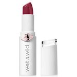 Wet n Wild, Megalast Lipstick, Long-lasting Moisturizing Lipstick with Shine Finish, Hydrating Formula with Microspheres, Natural Marine Plant Extracts, Coenzyme Q10 and Vitamins A & E, Raining Rubies