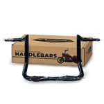 Dominator Industries 1 1/4" PRE-WIRED 12" Meathook Bar Ape Hangers Handlebars for 2014-2023 Harley-Davidson Bagger Touring Electra & Street Glide, Special, Ultra Limited, low (Gloss Black)