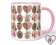 Lesbian Pride Vagina Mug, Vulva - 11oz, 15oz