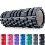 Core Balance Foam Roller for Deep Tissue Muscle Massage, Trigger Point Grid Sports Massager, Fitness Gym Physio