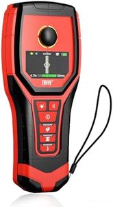 Tyrry 5 in 1 Stud Finder Wall Scanner, Professional Accurate Studfinder for Precise Center and Edge of AC Wire Magnetic Metal Joist Wood Pipe Detection, Audio Light Alarm, Color Display Position Depth