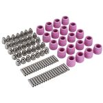Plasma Cutter Kit, 90 pcs/set, ncl133 reboot ag60 Electrode Nozzles Cups Kit Plasma Cutter Cutting Torch Consumables Electrode Nozzles Cups Kit Nozzles Consumables Accessories