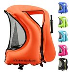 Snorkel Vest for Adults, Inflatable Snorkeling Vest for Men & Women, Portable Swim Jacket & Buoyancy Vest for Snorkeling