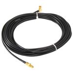 Anina 22" Universal Antenna Coaxial Extension Cable SMB Male Straight to SMB Female Right Angle for Sirius XM Home Vehicle Radio Stereo Receiver Tune