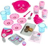 18 Inch Doll Baking Set of 23 Pcs. Fits American Girl Doll Furniture, Mini Doll Food Cookware Set | Doll Sized