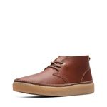 Clarks Collection Men's Oakpark Mid Chukka Boot, Tan Tumbled Leather, 8.5 Medium US