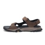 Timberland Men's Lincoln Peak Dark Brown Leather Sandal (TB0A5T48968)