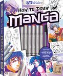 How to Draw Manga Art Kit for Adults | Hinkler ArtMaker | Learn to Draw Anime Art | Gifts for Manga Fans | Art for Beginners Set with Pens