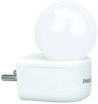 Philips Joy Vision Coral Rush 0.5-Watts LED Bulb Night Lamp (White, Pack of 1, Prong)