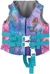 SwimWays The Little Mermaid Life Jacket, US Coast Guard Approved Life Vest Kids Swim Vest, Pool Floats & Life Jackets for Kids 33-55 lbs