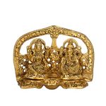 Wonder Care Lakshmi ganesh decorations for home Metal laxmi ganesh statue for Diwali Decorations for home & office laxmi ganesh puja Decoration | Ganesh Idol for Car | Home Decor return diwali gifts