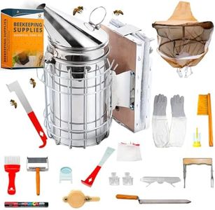 SunVara Beehive Starter Kit Premium - Bee Hives Honey Harvesting Equipment Bee Keeping Starter Kit Hive Tool Beekeeping Kit Beekeeping Supplies Beekeepers Equipment bee Keepers Equipment Bee Hive Kit