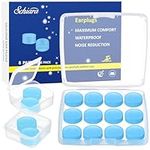 Schiara Ear Plugs for Sleeping, 8 Pair(16 Pieces) Moldable Noise Cancelling Silicone Earplugs for Swimming, Snoring, Sleep and Studying