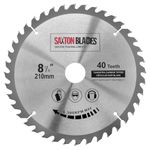 Saxton TCT Circular Wood Saw Blade 210mm x 30mm x 40T for Festool Bosch Makita Dewalt fits 216mm saws