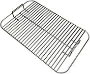 GRILLVANA 16 x 10 Inch 201 Stainless Steel Replacement Grill Grate with Handles - for Use in Weber Go Anywhere Grills - Gas or Charcoal BBQ Grilling Accessories