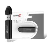 Carlinkit 2024 Upgraded CarPlay Wireless Adapter, Mini SE Stick with WiFi 6 & Bluetooth 5.4, Compact Design, Easy Setup, Siri Voice Control, Connection Stable and Faster, Black