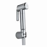 JAQUAR Health Faucet ALD CHR 565, 1 m Easy Flex Tube and Hooks, Polished, Plastic, Chrome Finish