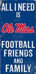 Fan Creations Ole Miss Rebels 6" x 