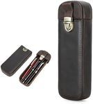 Contacts Genuine Leather Pen Case 3